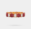 Antique special - kundan stone, red beeds